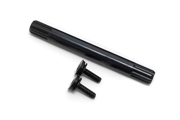 THEORY REPLACEMENT CRANK SPINDLES w/BOLTS 8 SPLINE