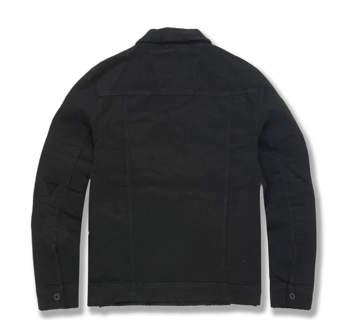 TRIBECA TWILL TRUCKER JACKET (BLACK) JJ955R