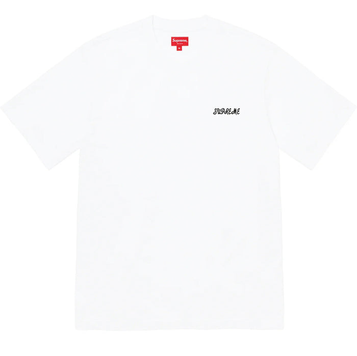 Washed Script S/S Top